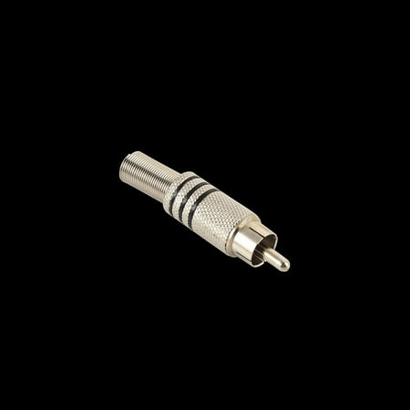 KAIXUDA USA Metal RCA Audio Connector Plug (Male), Solder Type Adapter for AV Amplifier and Mixer Systems