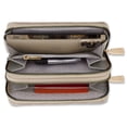 thumbnail image 7 of Daisy Fuentes Diagonally Quilted Compact Wallet for Women, Birch, 7 of 7