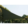 thumbnail image 3 of Triangle Canopy Shade Sail, 2 x 2 x 2 M Grey High-Density Polyethylene Sun Shade for Outdoor Activities, Privacy Safe Space With Curve Edge Design, 3 of 5