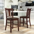thumbnail image 5 of Furniture of America Villa Wood 5-Piece Counter Dining Set, Espresso, 5 of 8