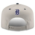 thumbnail image 4 of Men's New Era  Cream/Navy Detroit Tigers Upside Down City Name A-Frame 9FIFTY Snapback Hat, 4 of 4