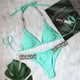 thumbnail image 2 of Conjunto de Bikini de mujer traje de baño de verano de cristal traje de baño Verde M Zulema Traje de bikini de mujer, 2 of 8