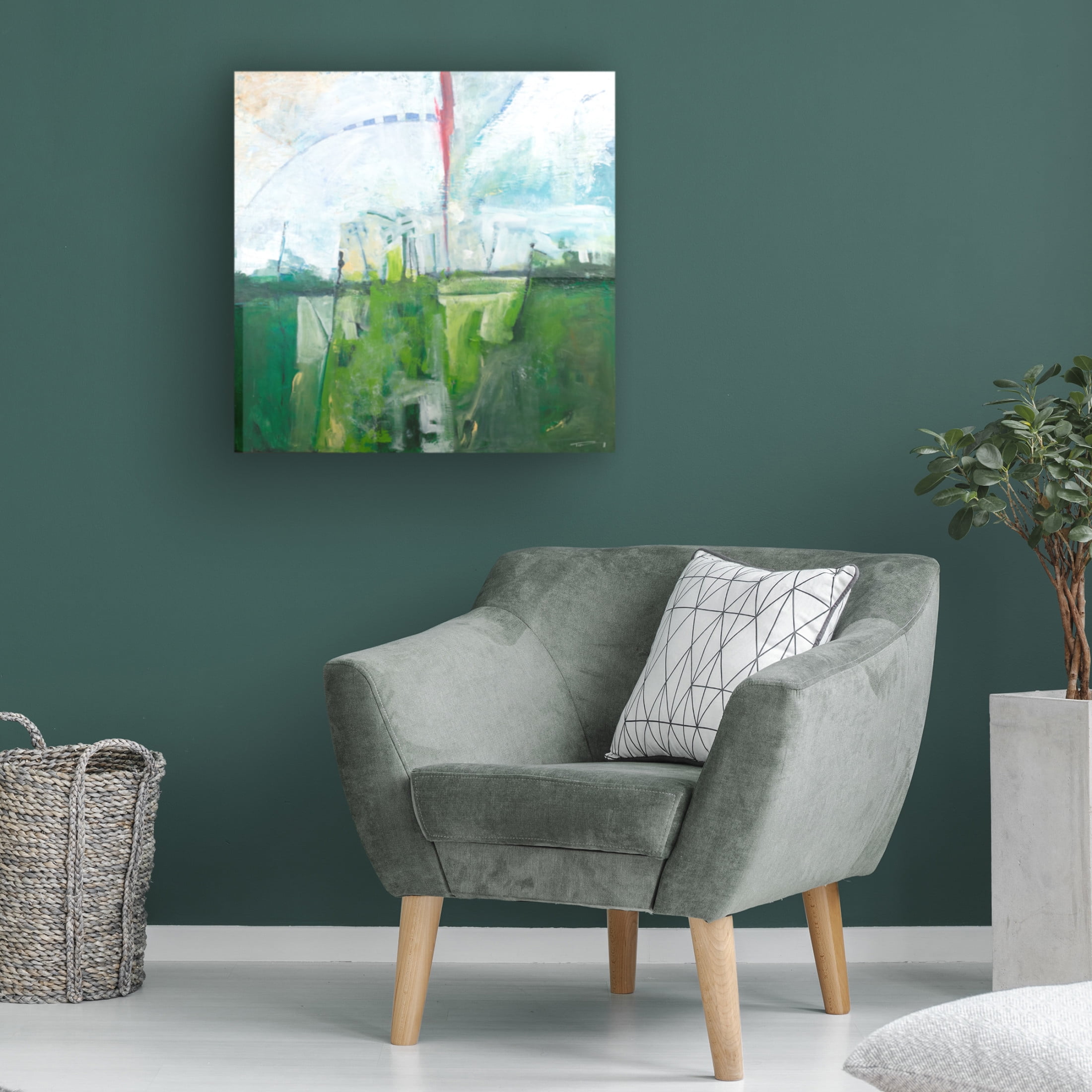 Canvas Wall Art - Tim Nyberg 'Root Cellar' Wall Art for Living Room, Bedroom, or Office Décor by Trademark Fine Art - 35 x 35 Inches