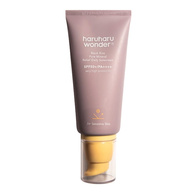 Protector Solar Diario Haru Haru Wonder Arroz Negro con minerales puros SPF50+/PA 50ml
