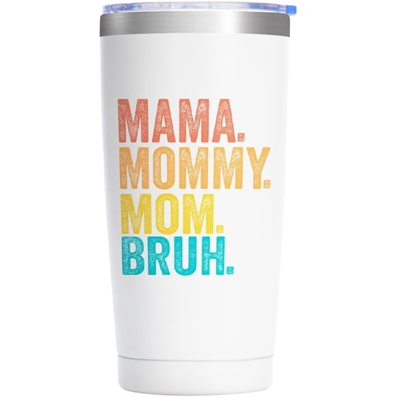 Mothers Day Gifts, Gifts for Mom from Daughter Son, Mama Mommy Mom Bruh, Birthday Gifts for Mom, Christmas Gifts for Mom, Best Gifts for Mom, New Mom, Wife, Funny Mothers Day Mom Gifts, 20oz Tumbler
