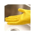 thumbnail image 6 of Topumt Household Dish-Washing Washing Clothes Rubber Waterproof Latex Gloves, 6 of 6