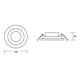 thumbnail image 4 of Estevez luminario LED empotrable SWING LED, 7W, 3000K luz cálida, blanco, 4 of 5