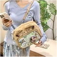 thumbnail image 3 of LHSHID Cat Ear Ita Backpack Cute Bags Kawaii Y2K Bags 3 Ways Crossbody Purse Messenger Bags for Women Shoulder Bag Tote (Pink), 3 of 6