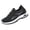 Black, variant on Women's Summer Soft Sole Casual Orthopedic Shoes Fashion Low Top Comfortable Sneakers Breathable Lightweight Walking Footwear
