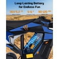thumbnail image 3 of Wisairt 36V Kids Electric Dirt Bike for Kids Aged 6-10, Blue, 3 of 6