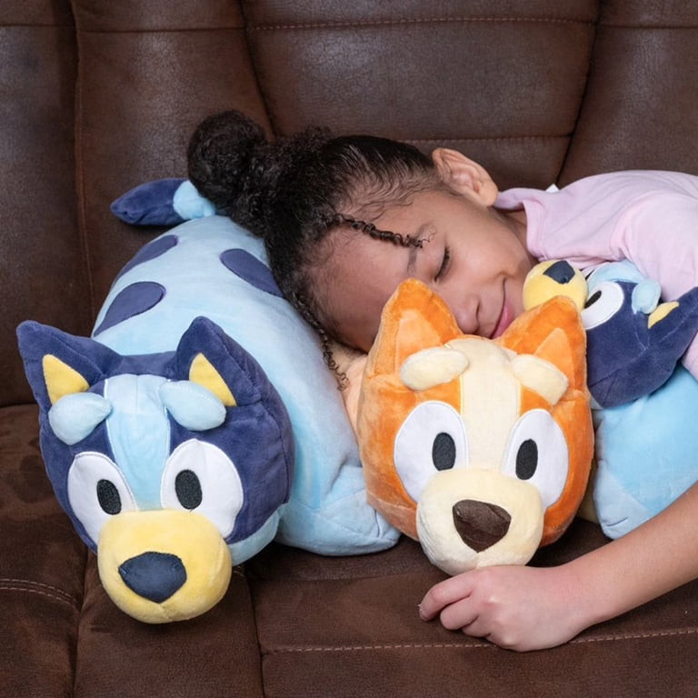 CJ Products, Pillow Pets Bluey, Plush Toy, Blue, Soft and Snuggly