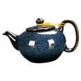 thumbnail image 5 of kowaku Ceramic Teapot Ceramic Kettle 750ml Home for Boiling Hot Water Tea Maker for Camping Tea House Kitchen Tea Lovers Gift Hiking blue side handle, 5 of 9