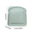 thumbnail image 5 of Tuvgenk Bamboo Fiber Sandwich Lunch Box with Leakproof Lid,Meal Prep Containers for Bread and Snacks,Microwave Safe Bento Box for Fresh Storage,Green, 5 of 5
