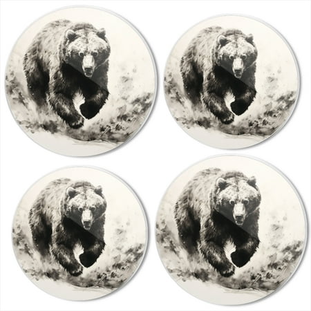 

Bahomeck Electric Stove Burner Covers Set Of 4 Vintage Style Wild Animal Bear Hand Drawing Metal Gas Stove Burner Covers Protecting Gas Stoves 8 Inch And 10 Inch