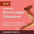 thumbnail image 3 of Starbucks Keurig Medium Dark Roast Brown Sugar Cinnamon Coffee Pods - 22 K-Cups, 3 of 5