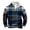 AB18 Dark Blue, variant on Mens Half Zip Stand Collar Plaid Sweatshirts Casual Long Sleeve T Shirts Comfort Fit Sportwear Hoodless Sweatshirts