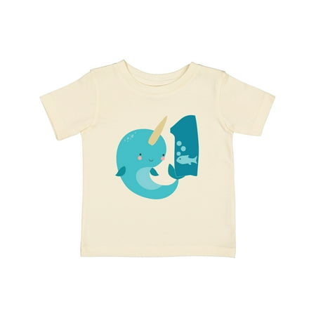 

Inktastic Narwhal 1st Birthday Gift Baby Boy or Baby Girl T-Shirt