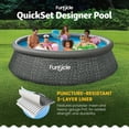 thumbnail image 4 of Funsicle 12' x 36" QuickSet Inflatable Ring Top Outdoor Above Ground Pool with Pump, 4 of 6
