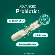 Probiotic & Prebiotic Capsules | Pre and Probiotics for Synbiotic Gut Health & Bloating Relief for Women & Men | 20 Billion CFU | Vegetarian | 60 Ct.