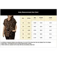 thumbnail image 3 of Cuteduck Womens Plus Size Blouses Leopard Print Button Down Loose Fit Casual Short Sleeve Top 1X-5X, 3 of 6