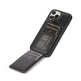 thumbnail image 4 of For Iphone 14 Soft Skin Wallet Bag Phone Case (Black), iPhone 14, 4 of 6