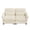 Beige, variant on HUMEHA 69.2" Loveseat Sofa with Ruffled Edge Chenille, 2-Seat Cloud Couch with Rolled Arms & Lumbar Pillow for Living Room, Pink