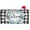 Daisy Wreath, variant on Summer Welcome Mailbox Cover Magnetic Standard Size 21" x 18" Sunflower Wreath Black White Plaid Decorative Holiday Mailbox Wrap Post Letter Box Covers Decorations for Outdoor Home Garden Yard