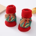 thumbnail image 5 of WUANDIXFA Chaussettes Duveteuses pour Garçons Chaussettes Rouges de Noël Nouvelles Chaussettes Épaissies Chaussettes Chaudes pour Bébé Chaussettes d'Automne et d'Hiver pour Bébé Chaussettes pour Bébé Vert,0-1 Ans, 5 of 5