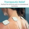 thumbnail image 3 of Vive TENS Unit Digital Pulse Massager – EMS & Muscle Stimulator for Pain Relief Therapy, Back, Body, Recovery & Cramps – Rechargeable with 4 Reusable Pads & Adjustable Intensities, 3 of 9