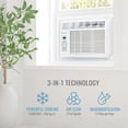 thumbnail image 4 of Keystone 6,000 BTU Window-Mounted Air Conditioner with Follow Me LCD Remote Control, KSTAW06CE, 4 of 16