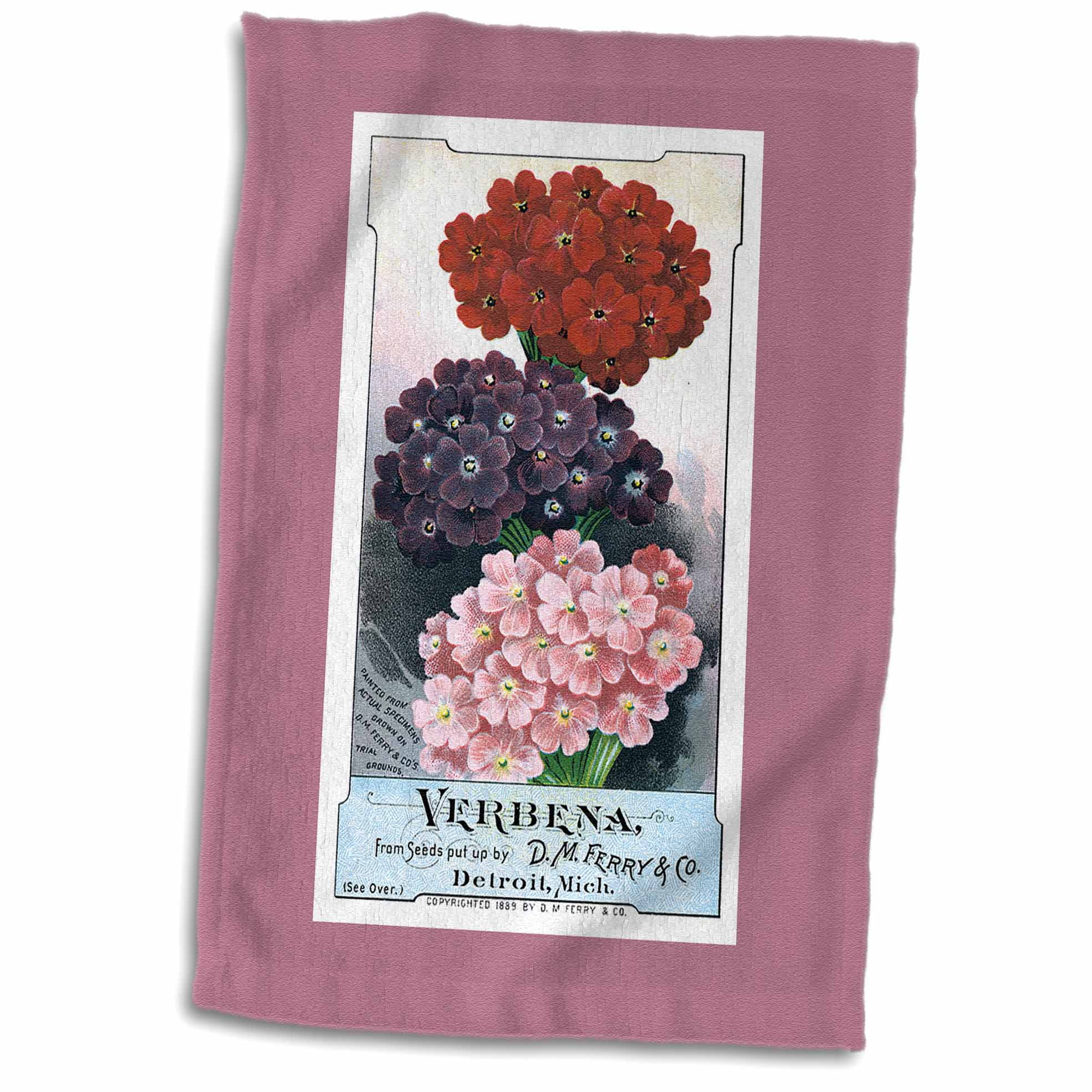 3drose Verbena Pink Red And Purple Flowers Vintage Seed Packet Reproduction Towel 15 By 22 Inch Walmart Com Walmart Com 3drose Verbena Pink Red And Purple Flowers Vintage Seed Packet Reproduction Towel 15 By 22 Inch Walmart Com Walmart Com