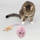 thumbnail image 1 of Ratón de Juguete Interactivo para Gatos, Juguete Electrónico con Control Remoto, Movimiento Motorizado, Simulación de Presa, Rodado Automático, Recargable por USB para Ejercicio y Juego, 1 of 3