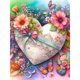 thumbnail image 1 of 5D DIY Taladro Diamante Pintura Corazón Regalo Kit Del 30x40cm, 1 of 9