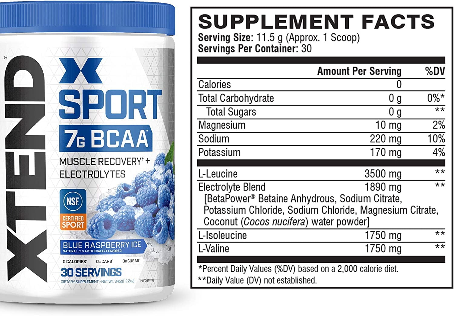 Stay hydrated and energized during your training sessions with XTEND Sport 7G BCAA Powder, conveniently packaged in a 12.2-ounce container with 30 servings. The easy-to-mix formula ensures quick absorption, making it a perfect choice for athletes seeking immediate results. Whether you're into weightlifting, endurance training, or any physical activity, this dietary supplement can help improve your endurance and performance while aiding in quicker recovery post-workout.