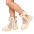 thumbnail image 4 of YMUQEIGH Children's Boots Kids Girls' Boots Outdoor Lace Up Boots Ankle Boots Short Toddler/Little Kids Boots Boys' boots, 4 of 7
