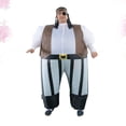 thumbnail image 4 of 1 disfraz inflable de pirata para cosplay, carnaval, Halloween, fiestas, actividades y accesorios., 4 of 5