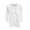 White, variant on yillto 3/4 Sleeve Shirt for Womens Basic Tee with Bra Ribbed Round Neck Pullover Slim Undershirts