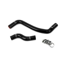 HPS Black Silicone Radiator Hose Kit Compatible with 1993-1997 Toyota Corolla 1.6L, 57-2124-BLK