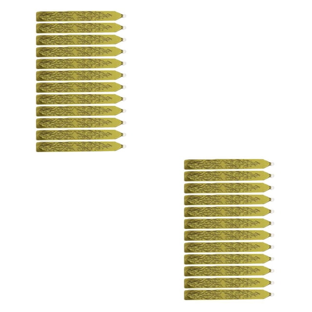 Monstrate 12 piezas de sello de fusión de cera de sellado con patrón de flecha de cera para cumpleaños fácil de usar y limpiar con brillo Type1 NO1
