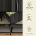 thumbnail image 2 of SEDETA 39.4" Filing Cabinet for Home Office, 2 Drawer File Cabinet, fit Legal/Letter/A4 Size, Modern Fluted Filing Cabinets with 2 Sliding Door Storage, Printer Stand, Black, 2 of 8