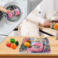 thumbnail image 3 of Yayeee Dish Drying Mat for Kitchen Counter 18" x 24" Microfiber Super Absorbent Coffee Decorative Pad, Art Cat, 3 of 9
