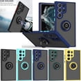 thumbnail image 2 of For Samsung Galaxy S23/S22 Ultra/Plus Shockproof Magnetic Ring Kickstand Case, 2 of 17