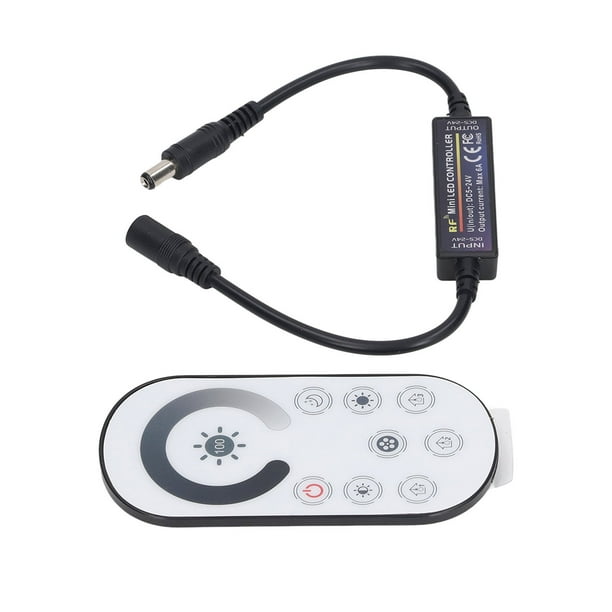 Regulador de intensidad LED, regulador de intensidad táctil RF, minicontrolador remoto, minicontrolador remoto RF, acabado de lujo