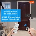 thumbnail image 2 of Cerradura invisible, WAFU 011 Cerradura inalámbrica con control remoto Seguridad para el hogar y la oficina La mejor de su clase, 2 of 14