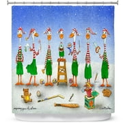 Shower Curtains 70" x 93" from DiaNoche Designs by Will Bullas - Improving Your Elf Esteem