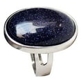 thumbnail image 2 of Anillo de Cristal Natural Zulema piedras preciosas ovalado, 2 of 5