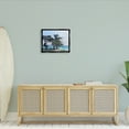 thumbnail image 2 of Stupell Coastal Sandy Trees Ocean Waves Landscape Painting Black Floater Framed Art Print Wall Art, 2 of 6