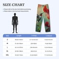 thumbnail image 4 of Lsque Hummingbird Floral Paradise Print Men's Pajama Pants, Lounge Pant - Comfortable Home Wear,Elastic Waistband, Stylish Design-XX-Large, 4 of 9