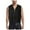 Black, variant on Sopiago Men's Open Front Sleeveless Fringe Hem Party Club Jacket Vest Outerwear Prom Fringe Vest Men Black,XXL