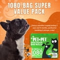thumbnail image 4 of Bolsas para excrementos PET N PET, 1080 unidades, color naranja, para perros, sin perfume, 4 of 6